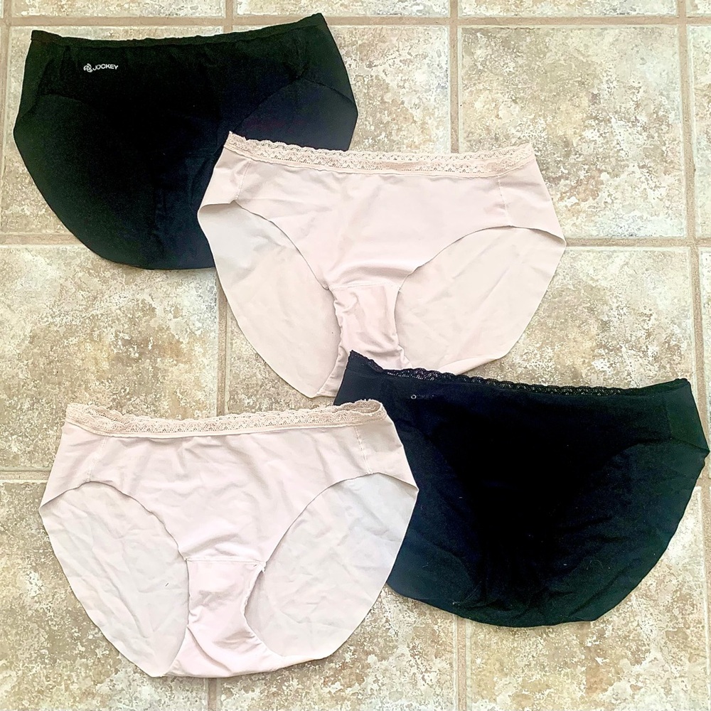 Jockey ~ 4-Pair Womens Bikini Underwear Panties Seamfree